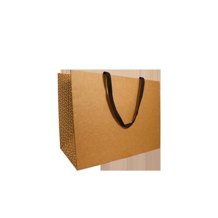 SHOPPER CARTA AVANA LUSSO 38X31X32
